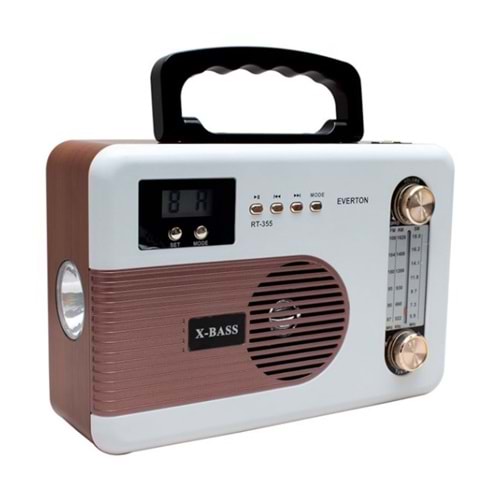RT-355 USD-SD-Bluetooth Nostaji Radyo