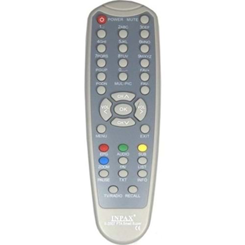 MAPP 655 Inpax X2005-2006-2007-2008 Fta Seoul F1 Uydu Kumandası