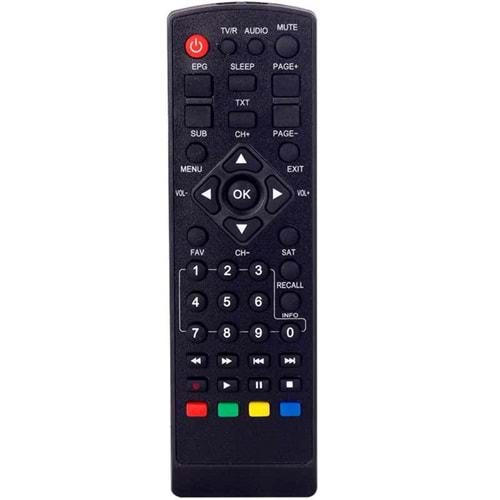 18823 MoonStar DSR-6500 HD Wolf Uydu Alıcı Kumandası