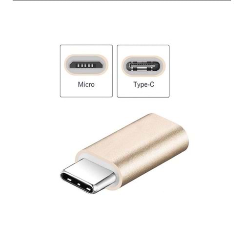 H4419K OTG TYPE-C TO MICRO METAL GOLD