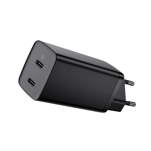 GaN2 Lite QC. C+C 65W Şarj Cihazı Siyah