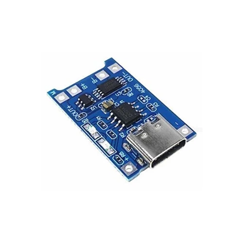 MOD-TP4056-1A 5V 18650 Akım Korumalı Type-C Lityum Pil Şarj Modülü