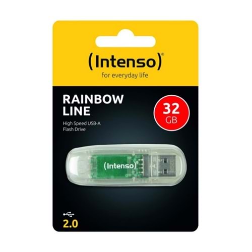 3502480 32GB USB2.0 Rainbow Line Flash Bellek