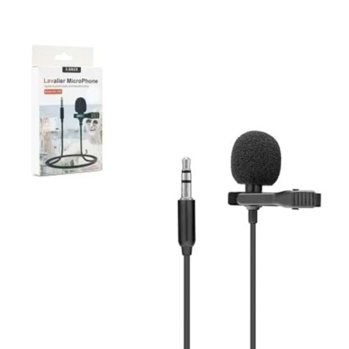 HD567 Kulaklıklı Yaka Mikrofonu 3.5mm Aux 1.5 Metre