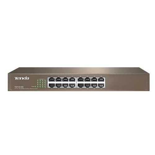 TEF1016D 16 Port 10/100 Desktop Ethernet Switch