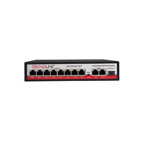 TGD-P8S/48 8FEP+2GE+1 SFP (48V) Poe Switch