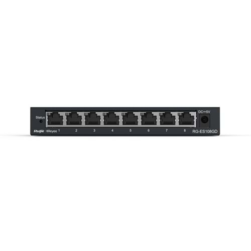 RG-ES108GD 8 x 10/100/1000 Base-T Switch