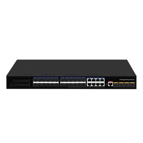 ODS-24S8U410GS 10G L3 Managed 24 Port 10/100/1000M SFP + 8 Uplink Gigabit Ethernet Port