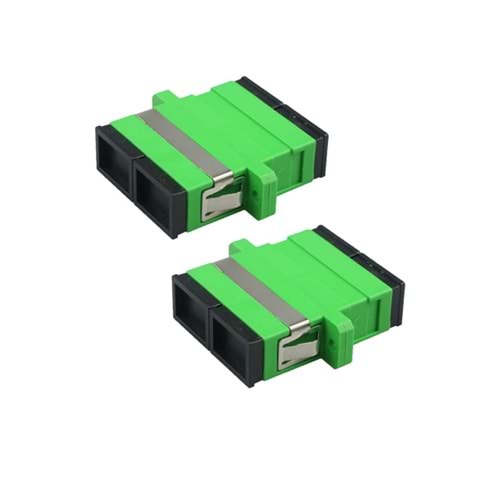 SC-APC SM DX Yeşil Fiber Adaptör