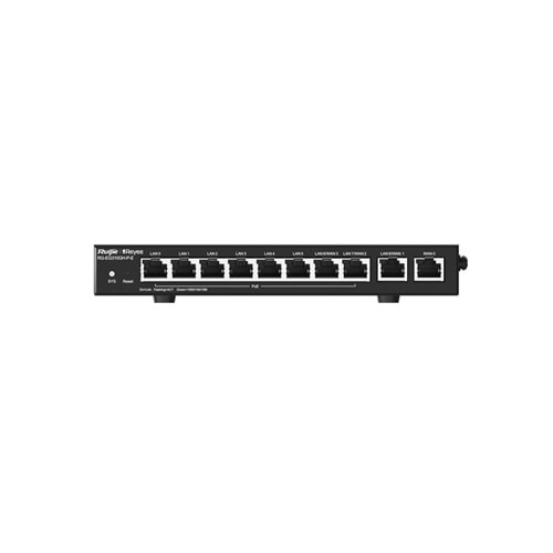 RG-EG310GH-P-E 8 x 10/100/1000 Base-T PoE/PoE+ Port 2 x 10/100/1000 Router