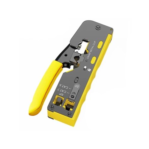 PR-04556-CP RJ45 Cat5/6/7 EZ/Delikli Sıkma Pensesi