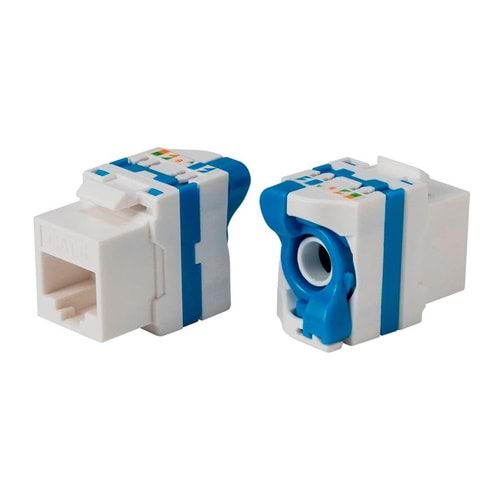 KJ-UC6-18056 Cat6 180° UTP Çevirmeli Keystone Jack