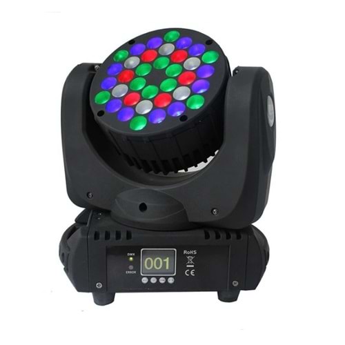 WSL-45080 36 X 3W, 4in1 Cree led, Moving Head Beam Light