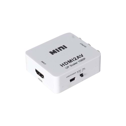 12861 HDMI to RCA AV Dönüştürücü