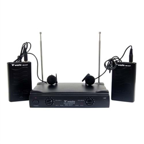 WM-323 ET WESTA 1 EL 1 YAKA TELSİZ MİKROFON