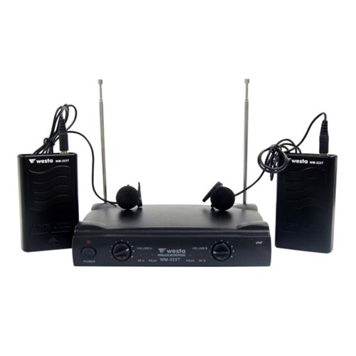 WM-323 T WESTA 2 YAKA TELSİZ MİKROFON