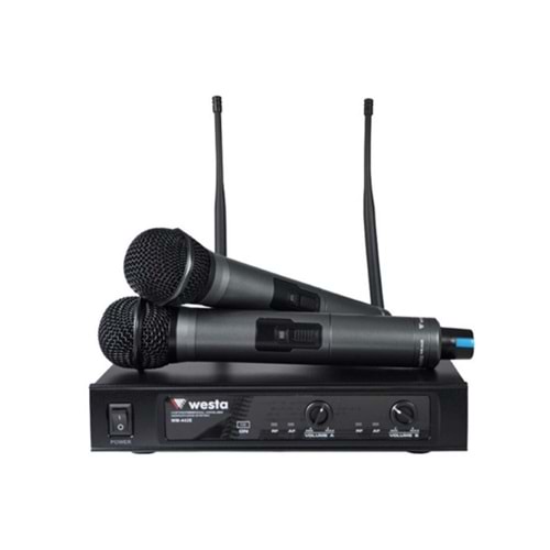 WM-442E UHF TELSİZ 2 EL MIKROFONU