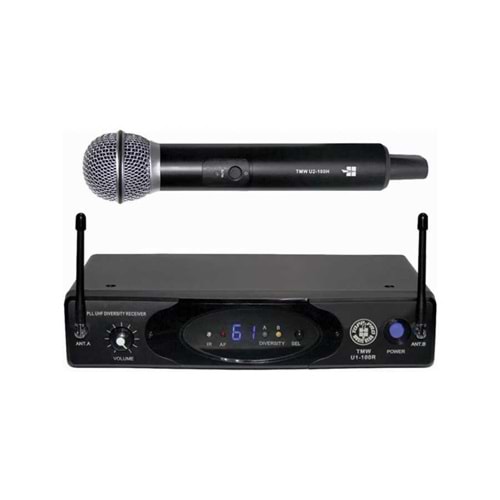 TMW U1-100R TOPP PRO UHF TEKLİ EL TELSIZ MIKROFON