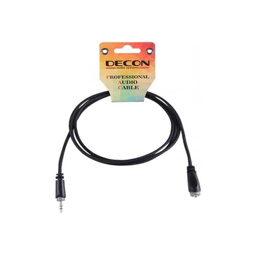 DC-260L5 3.5mm Stereo Dişi /3.5mm Stereo Erkek uzatma kablosu 5M