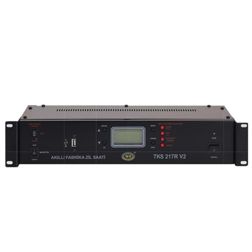 TKS 217 R V2 Akıllı Fabrika Zil Saati Rack Tipi