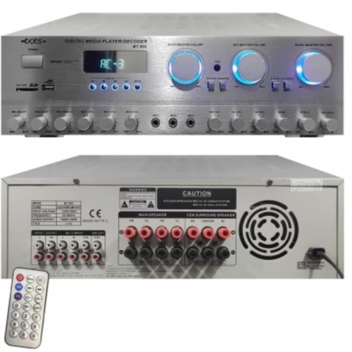 WA-505S WESTA STEREO MIXER AMFİ GÜMÜŞ
