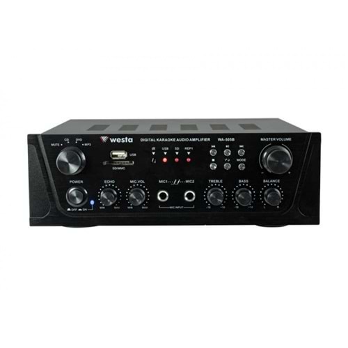 WA-505B WESTA STEREO MIXER AMFİ SİYAH