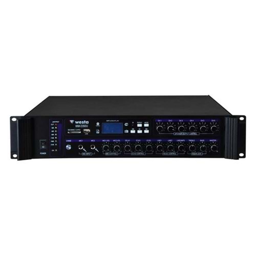 WM-2350U 6 Bölgeli 350W 100V WESTA MIXING AMPLIFIER