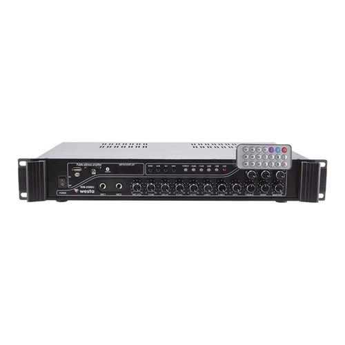 WM-2080U 3 BÖLGELİ 100V-200W MIXER AMPLIFIER