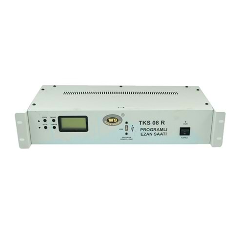 TKS 08 R V2 Programlı Ezan Saati (Rack Tipi)