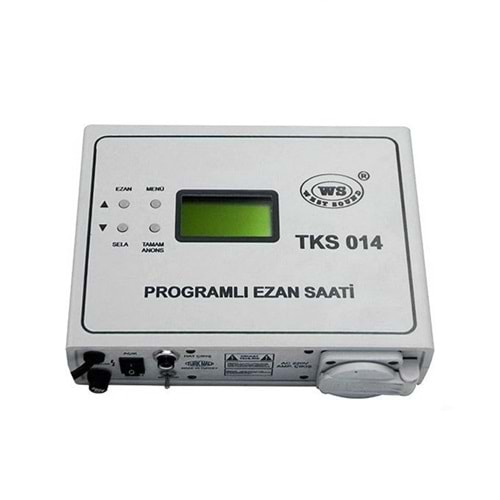 TKS-014 V2 Programlı Ezan Saati (Duvar Tipi)
