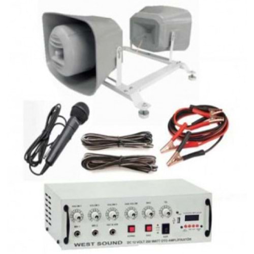 Araç Üstü Ses Sistemi MT 16 150 /16 150 T 2'li Horn Hoparlör Seti