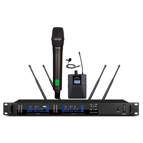 PRO 2402 EY UHF - El+Yaka Mikrofon