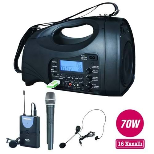 GA 610 Y Mevlüt Amfisi Siyah-Yaka Telsiz