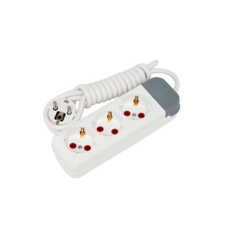 AU33 Üçlü Topraklı Priz 3 Metre