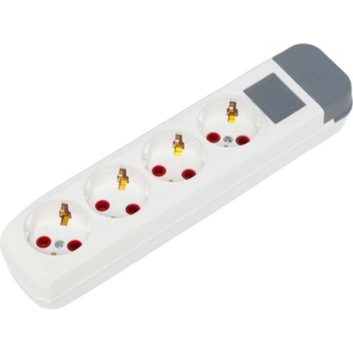 AU40 Dörtlü Topraklı Priz Klemensli