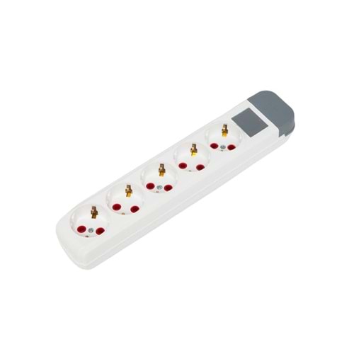 AU50 Beşli Topraklı Priz Klemensli