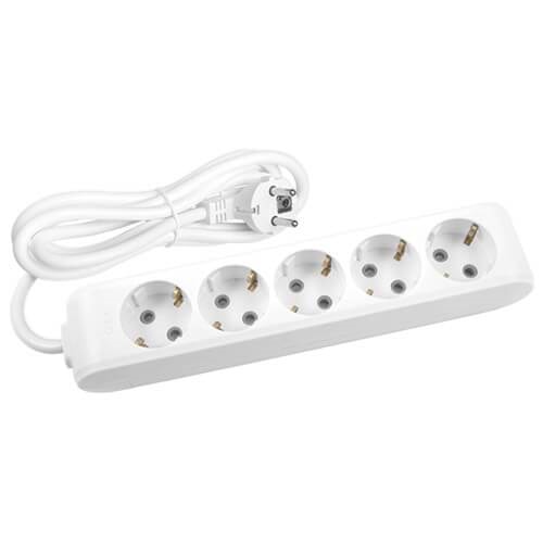 AU55 Beşli Topraklı Priz 5 Metre