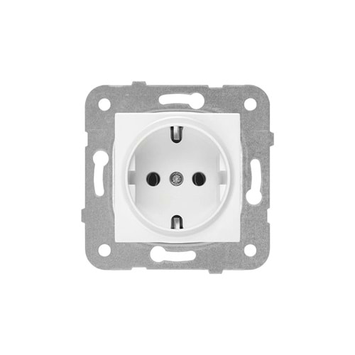 Karre-Meridian Beyaz Topraklı Priz