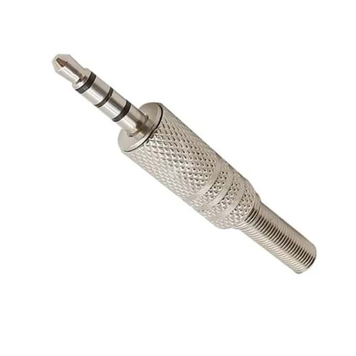 12950 3.5mm Stereo 4 Boğumlu Metal Jack