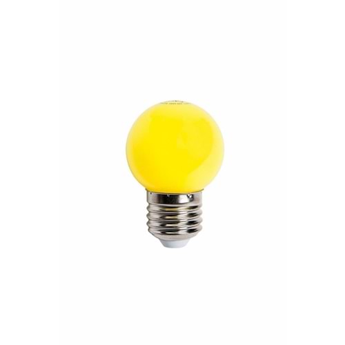 1W E27 Sarı Led Ampul