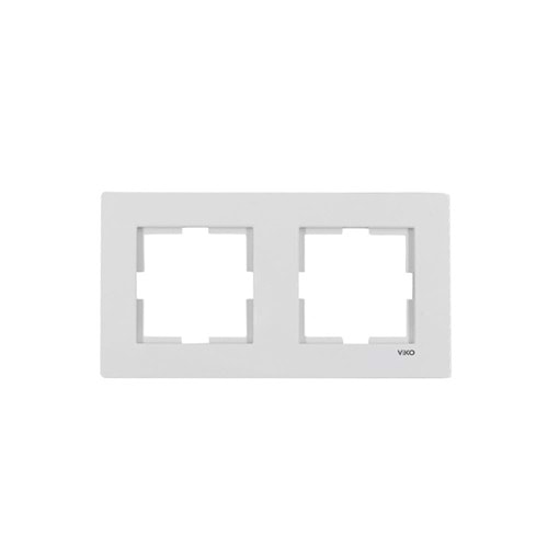 Karre İkili Beyaz Çerçeve