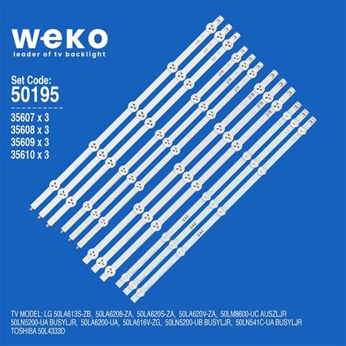 50195 WKSET-5195 Tv Led Bar