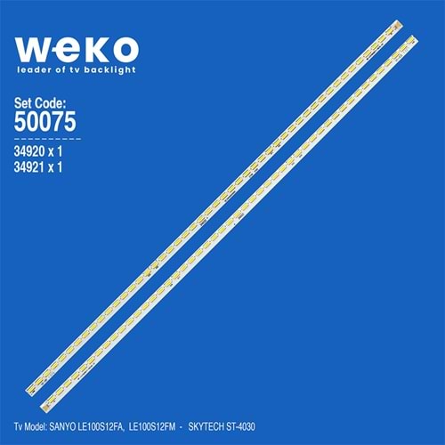 50075 WKSET-5075 TV LED BAR