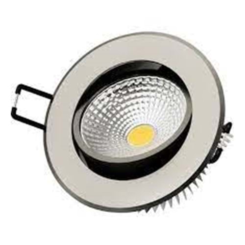 LILYA-5 Sıva Üstü Mat Krom 6500K Beyaz Led Işık