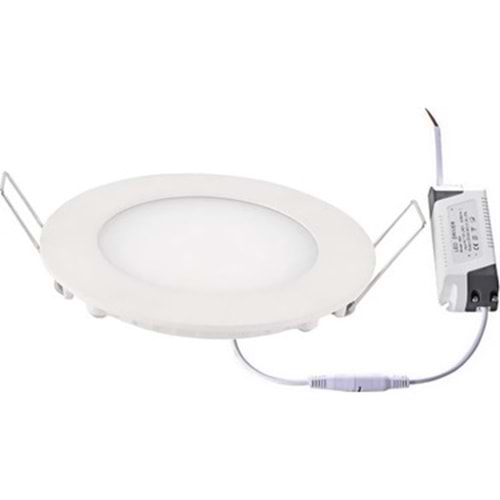 ZMR-LP-06 Sıva Altı 6W Yuvarlak Beyaz Kasa Beyaz Işık Led
