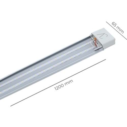 AC3620 60W 6500K Led Bant Armatür