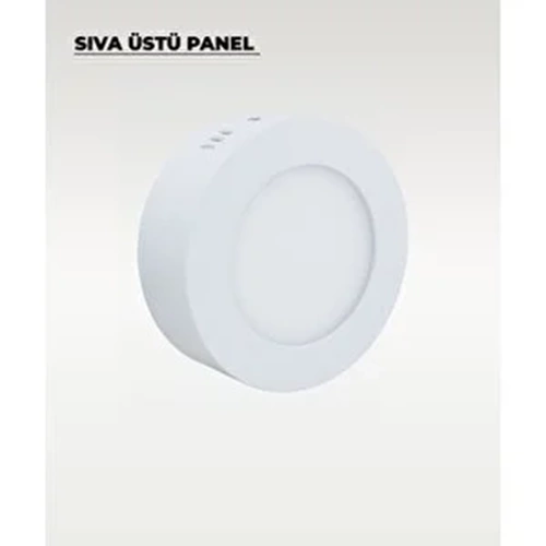 YJT-SPL-6W-RW Sıva Üstü Yuvarlak Beyaz LED Panel