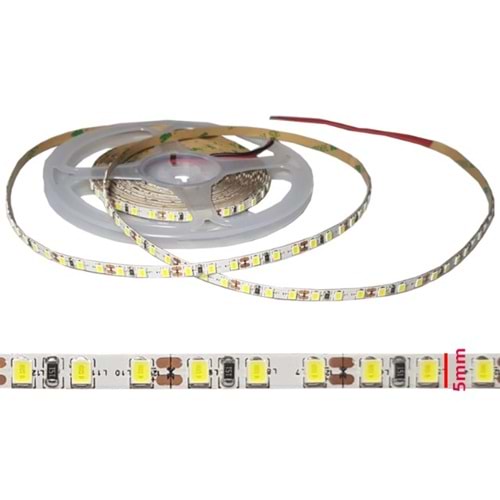 100729 İç Mekan Beyaz Slim Şerit Led 5 Metre