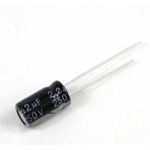 2.2uF 250V Elektrolitik Kondansatör 5 Adet