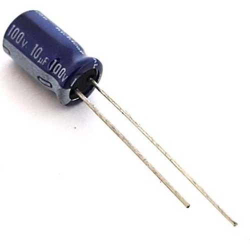 10uF 100V 5li Elektrolitik Kondansatör
